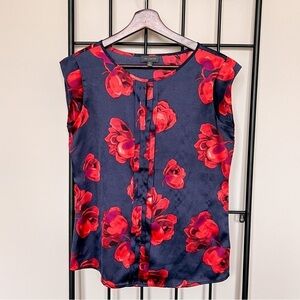 The Limited Floral Sleeveless Blouse Sz S
